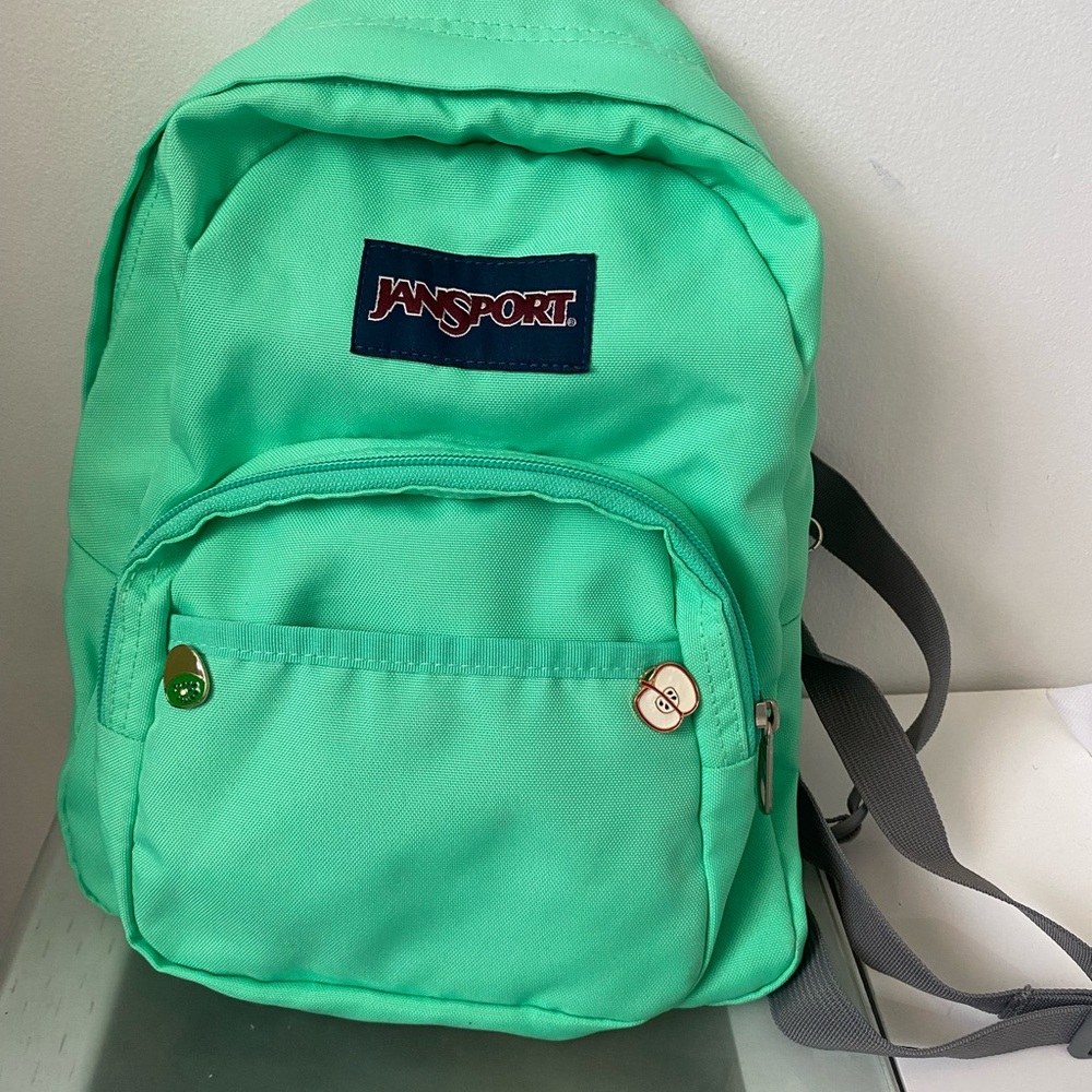 Jansport Vibrant Green mini Backpack